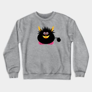 Cute Little Black Monster Crewneck Sweatshirt